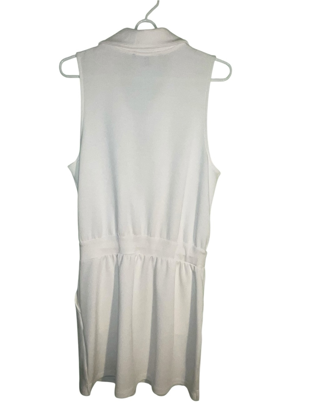 Boston Proper Luxe Lounge zip cinched waist dress. Size medium GUC - Picture 5 of 12